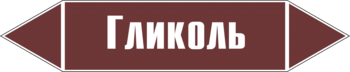 Маркировка трубопровода "гликоль" (пленка, 126х26 мм) - Маркировка трубопроводов - Маркировки трубопроводов "ЖИДКОСТЬ" - ohrana.inoy.org