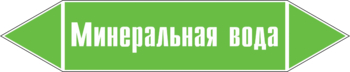 Маркировка трубопровода "минеральная вода" (пленка, 716х148 мм) - Маркировка трубопроводов - Маркировки трубопроводов "ВОДА" - ohrana.inoy.org